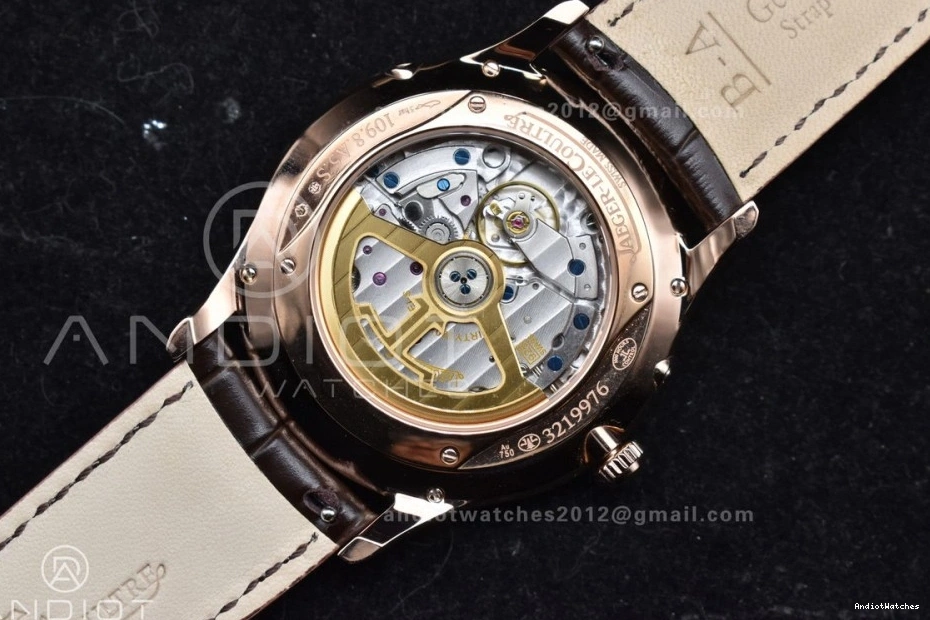 on Best RG SA925 Ultra Brown Moon Master FreshLook Leather 1:1 908 Strap Dial Super White Thin APSF Clone Edition 0320